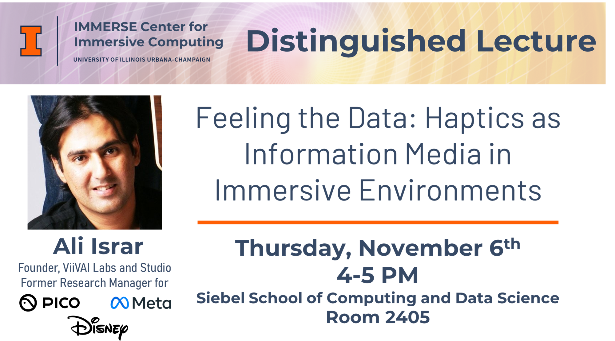  Feeling the Data: Haptics as Information Media in Immersive Environments