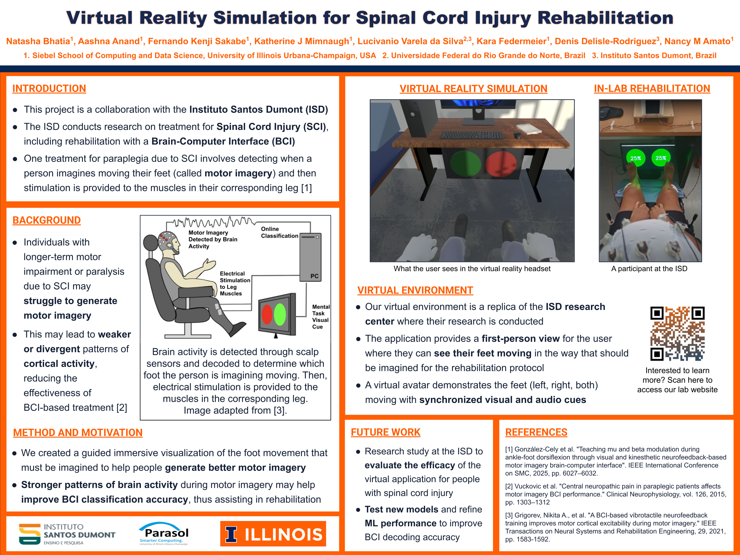 Virtual Reality Simulation for Spinal Cord Injury Rehabilitation